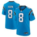 Jaycee Horn Carolina Panthers Nike Alternate Game Jersey - Blue- 49Native