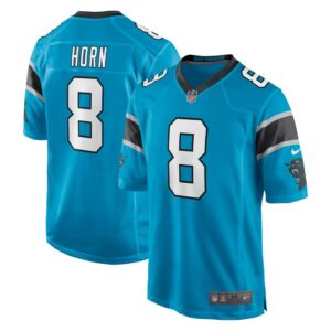 Jaycee Horn Carolina Panthers Nike Game Jersey - Blue- 49Native