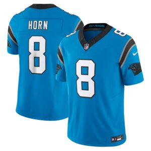 Jaycee Horn Carolina Panthers Nike Vapor F.U.S.E. Limited Jersey - Blue- 49Native