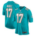 Jaylen Waddle Miami Dolphins Nike Game Player Jersey - Aqua- 49Native