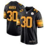 Jaylen Warren Pittsburgh Steelers Nike Alternate Game Jersey -  Black- 49Native