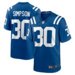 Jaylin Simpson Indianapolis Colts Nike Game Jersey -  Royal- 49Native