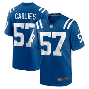 Jaylon Carlies Indianapolis Colts Nike Game Jersey -  Royal- 49Native