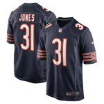 Jaylon Jones Chicago Bears Nike Game Player Jersey - Navy- 49Native
