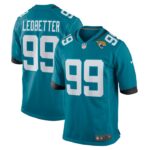 Jeremiah Ledbetter Jacksonville Jaguars Nike Home Game Player Jersey - Teal- 49Native
