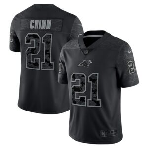 Jeremy Chinn Carolina Panthers Nike RFLCTV Limited Jersey - Black- 49Native
