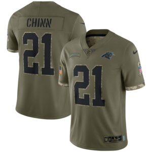 Jeremy Chinn Carolina Panthers Nike 2022 Salute To Service Limited Jersey - Olive- 49Native