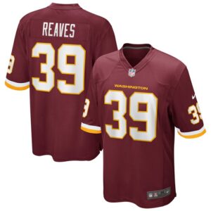 Jeremy Reaves Washington Football Team Nike Game Player Jersey - Burgundy- 49Native