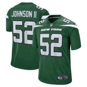 Jermaine Johnson II New York Jets Nike Player Game Jersey - Green- 49Native