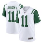 Jermaine Johnson II New York Jets Nike Classic Alternate Game Jersey - White- 49Native