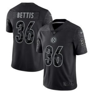 Jerome Bettis Pittsburgh Steelers Nike Retired Player RFLCTV Limited Jersey - Black- 49Native
