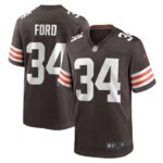 Jerome Ford Cleveland Browns Nike Game Player Jersey - Brown- 49Native