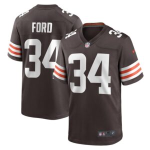 Jerome Ford Cleveland Browns Nike Game Player Jersey - Brown- 49Native