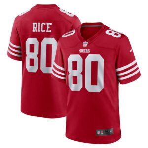 Jerry Rice San Francisco 49ers Nike Retired Team Player Game Jersey - Scarlet- 49Native