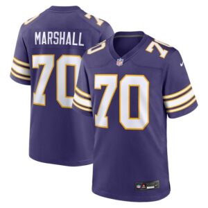 Jim Marshall Minnesota Vikings Nike Classic Retired Player Jersey - Purple- 49Native