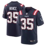 Jim Nance New England Patriots Nike Retired Player Jersey - Navy- 49Native