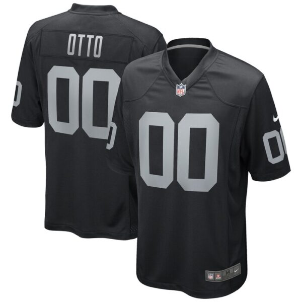 Jim Otto Las Vegas Raiders Nike Game Retired Player Jersey - Black- 49Native