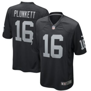 Jim Plunkett Las Vegas Raiders Nike Game Retired Player Jersey - Black- 49Native