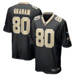 Jimmy Graham New Orleans Saints Nike Team Game Jersey -  Black- 49Native