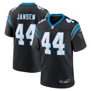 J.J. Jansen Carolina Panthers Nike Team Game Jersey - Black- 49Native