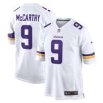 J.J. McCarthy Minnesota Vikings Nike Game Jersey -  White- 49Native