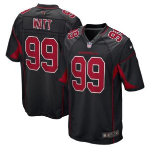 J.J. Watt Arizona Cardinals Nike 2nd Alternate Game Jersey - Black- 49Native