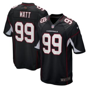 J.J. Watt Arizona Cardinals Nike Alternate Game Jersey - Black- 49Native