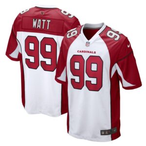 J.J. Watt Arizona Cardinals Nike Game Jersey - White- 49Native