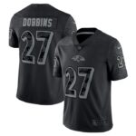 J.K. Dobbins Baltimore Ravens Nike RFLCTV Limited Jersey - Black- 49Native