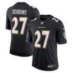 J.K. Dobbins Baltimore Ravens Nike Vapor Limited Jersey - Black- 49Native