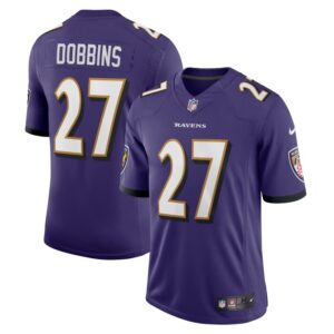 J.K. Dobbins Baltimore Ravens Nike Vapor Limited Jersey - Purple- 49Native