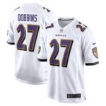 J.K. Dobbins Baltimore Ravens Nike Game Jersey - White- 49Native