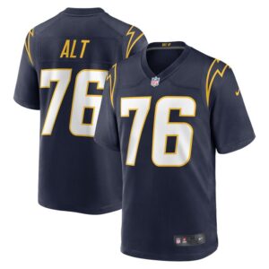 Joe Alt Los Angeles Chargers Nike 2024 NFL Draft First Round Pick Player Game Jersey - Navy- 49Native