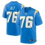 Joe Alt Los Angeles Chargers Nike 2024 NFL Draft First Round Pick Player Game Jersey - Powder Blue- 49Native