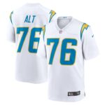 Joe Alt Los Angeles Chargers Nike 2024 NFL Draft First Round Pick Player Game Jersey - White- 49Native