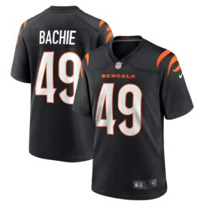 Joe Bachie Cincinnati Bengals Nike Game Jersey - Black- 49Native