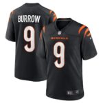 Joe Burrow Cincinnati Bengals Nike Player Game Jersey - Black- 49Native