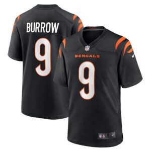 Joe Burrow Cincinnati Bengals Nike Player Game Jersey - Black- 49Native