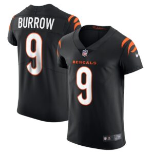 Joe Burrow Cincinnati Bengals Nike Vapor Elite Jersey - Black- 49Native