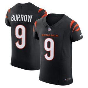 Joe Burrow Cincinnati Bengals Nike Vapor F.U.S.E. Elite Jersey - Black- 49Native