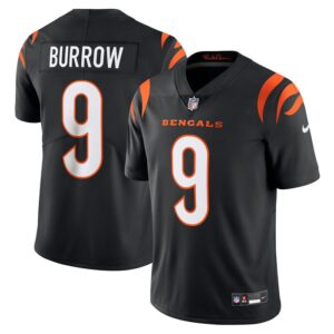 Joe Burrow Cincinnati Bengals Nike  Vapor Untouchable Limited Jersey - Black- 49Native