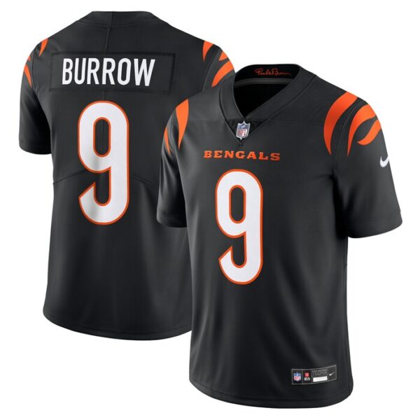 Joe Burrow Cincinnati Bengals Nike  Vapor Untouchable Limited Jersey - Black- 49Native