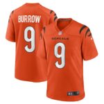 Joe Burrow Cincinnati Bengals Nike Alternate Game Jersey - Orange- 49Native