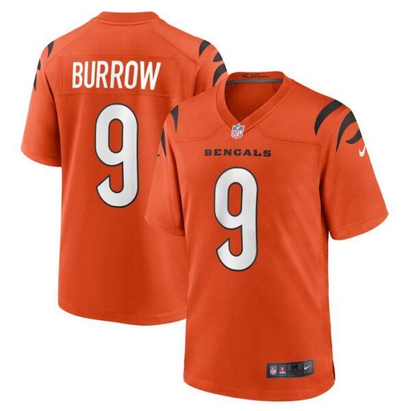 Joe Burrow Cincinnati Bengals Nike Game Jersey - Orange- 49Native