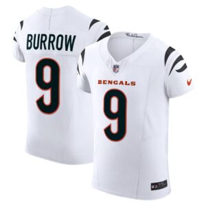 Joe Burrow Cincinnati Bengals Nike  Vapor F.U.S.E. Elite Jersey - White- 49Native