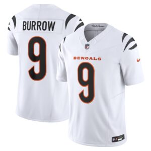 Joe Burrow Cincinnati Bengals Nike Vapor F.U.S.E. Limited Jersey - White- 49Native