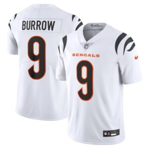 Joe Burrow Cincinnati Bengals Nike  Vapor Untouchable Limited Jersey - White- 49Native