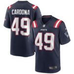 Joe Cardona New England Patriots Nike Game Jersey - Navy- 49Native