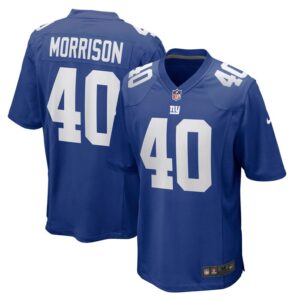 Joe Morrison New York Giants Nike Retired Player Jersey - Royal- 49Native