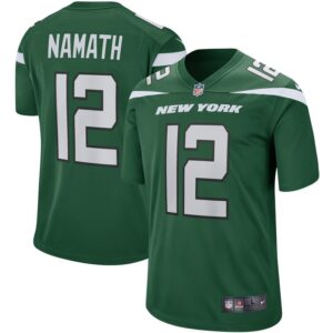 Joe Namath New York Jets Nike Game Retired Player Jersey - Gotham Green- 49Native